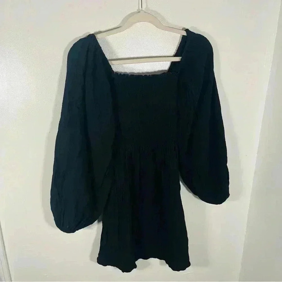 Cloe Cassandro Agatha Smocked Mini Dress Small - Picture 7 of 8